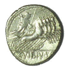 古代ローマのデナリウス銀貨
